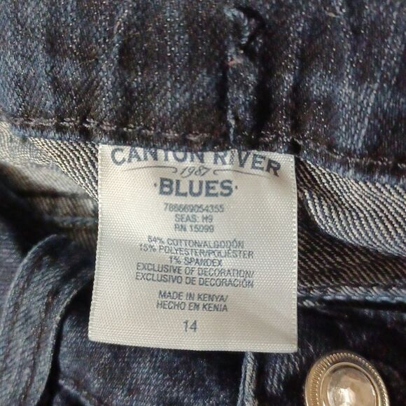 51664...Canyon River Blues Skinn Jeans Juniors 14, W27" 27"Inseam 8 1/2"Rise - Picture 6 of 6
